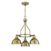 Craftmade - 35923-LB - Three Light Chandelier - Timarron - Legacy Brass