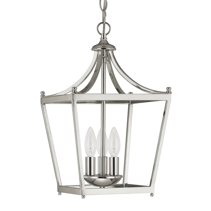 Capital Lighting - 4036PN - Three Light Foyer Pendant - Stanton - Polished Nickel