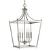 Capital Lighting - 9552BN - Six Light Foyer Pendant - Stanton - Brushed Nickel