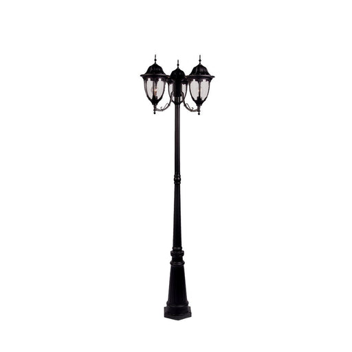 Acclaim Lighting - 5069BK - Three Light Post Mount - Suffolk - Matte Black