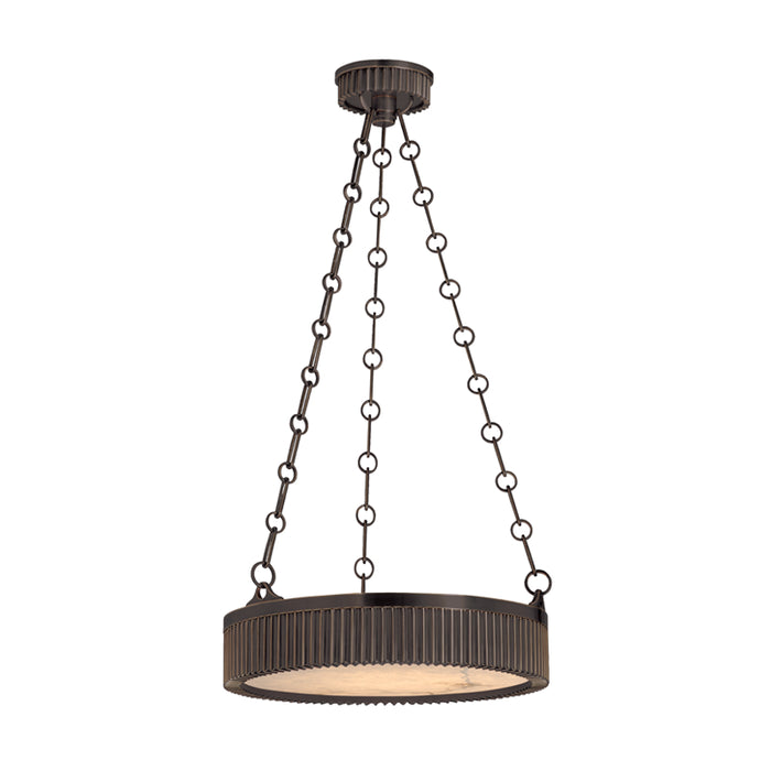 Hudson Valley - 516-DB - Four Light Pendant - Lynden - Distressed Bronze