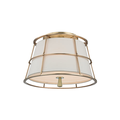 Hudson Valley - 9814-AGB - Two Light Semi Flush Mount - Savona - Aged Brass