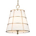 Hudson Valley - 9818-AGB - Three Light Pendant - Savona - Aged Brass