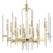 Hudson Valley - 9916-AGB - 16 Light Chandelier - Bari - Aged Brass