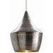 Arteriors - 42413 - One Light Pendant - Mason - Dark Natural Iron