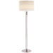 Visual Comfort Signature - ARN 1005PN/CG-L - Two Light Floor Lamp - Riga - Polished Nickel with Clear Glass