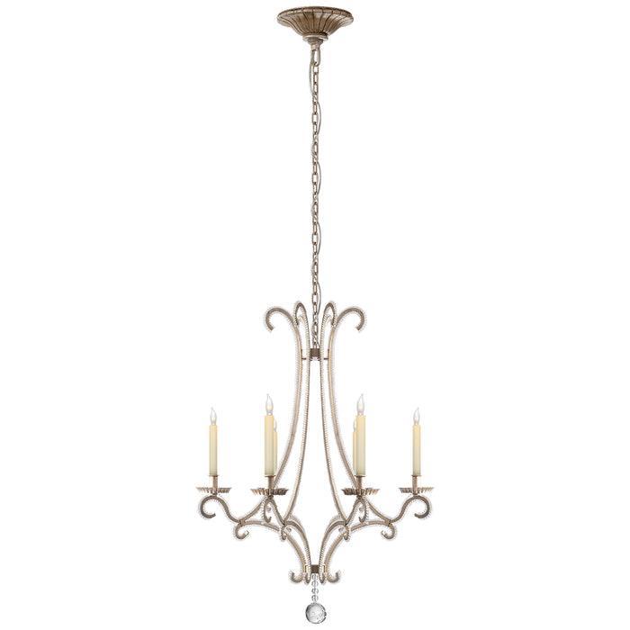 Visual Comfort Signature - CHC 1552BSL-CG - Six Light Chandelier - Oslo - Burnished Silver Leaf