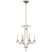 Visual Comfort Signature - CHC 1552BSL-CG - Six Light Chandelier - Oslo - Burnished Silver Leaf