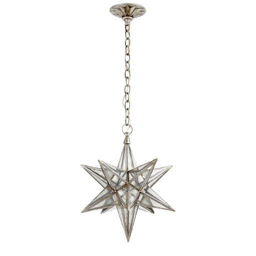 Visual Comfort Signature - CHC 5211BSL-AM - One Light Lantern - Moravian Star - Burnished Silver Leaf