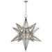 Visual Comfort Signature - CHC 5213BSL-AM - Three Light Lantern - Moravian Star - Burnished Silver Leaf