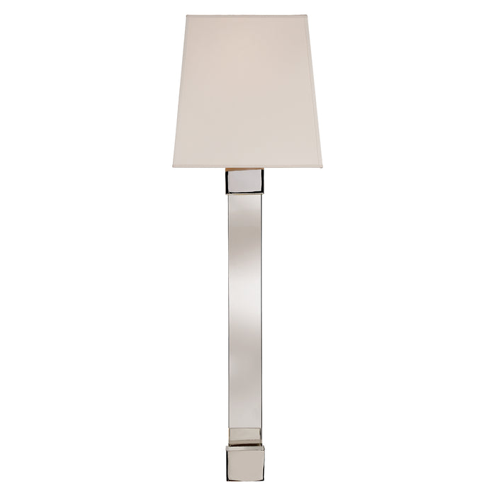 Visual Comfort Signature - CHD 2713PN/CG-S - One Light Wall Sconce - Edgar - Crystal with Polished Nickel