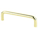 Advantage Wire Pulls 4 inch CC Polished Brass Steel Pull