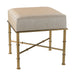 ELK Home - 180-014 - Stool - Gold Cane - Metallic Cream