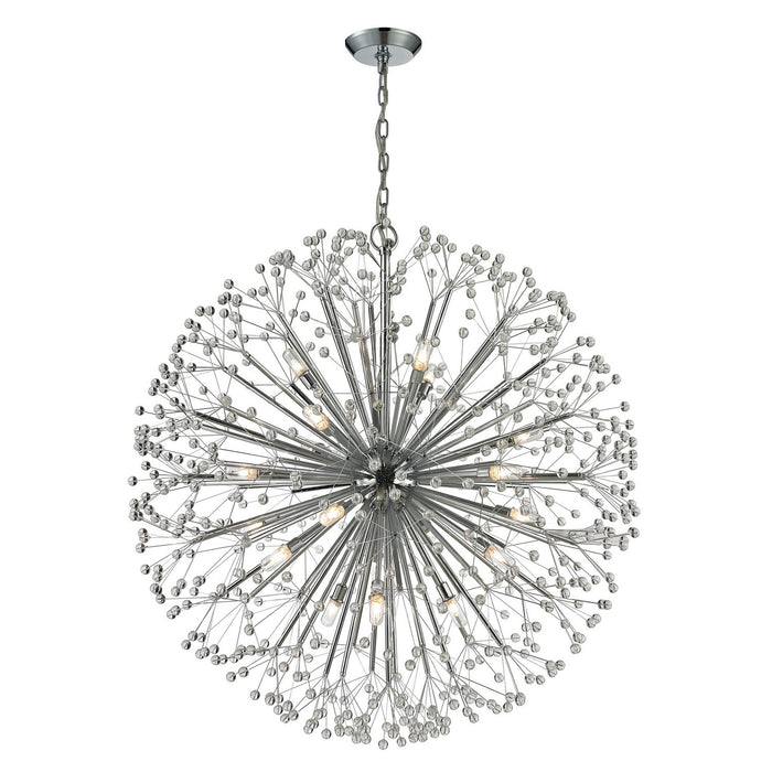 ELK Home - 11547/19 - 19 Light Chandelier - Starburst - Polished Chrome