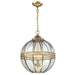 ELK Home - 22021/3 - Three Light Pendant - Randolph - Brushed Brass