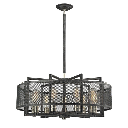 ELK Home - 31239/9 - Nine Light Chandelier - Slatington - Brushed Nickel