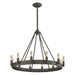 ELK Home - 31821/12 - 12 Light Chandelier - Lewisburg - Malted Rust