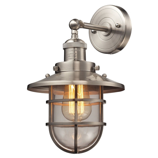 ELK Home - 66356/1 - One Light Wall Sconce - Seaport - Satin Nickel