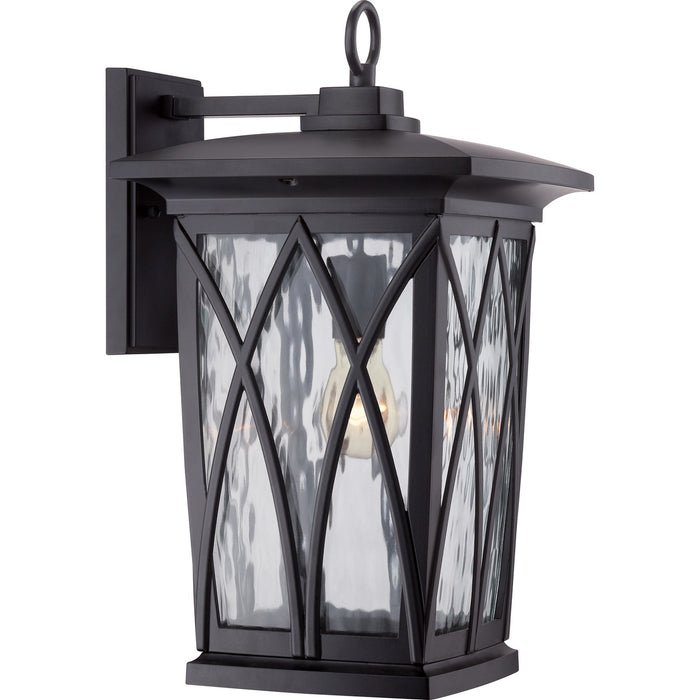 Quoizel - GVR8410K - One Light Outdoor Wall Lantern - Grover - Mystic Black