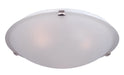 Maxim - 2681FTSN - Three Light Flush Mount - Malaga - Satin Nickel