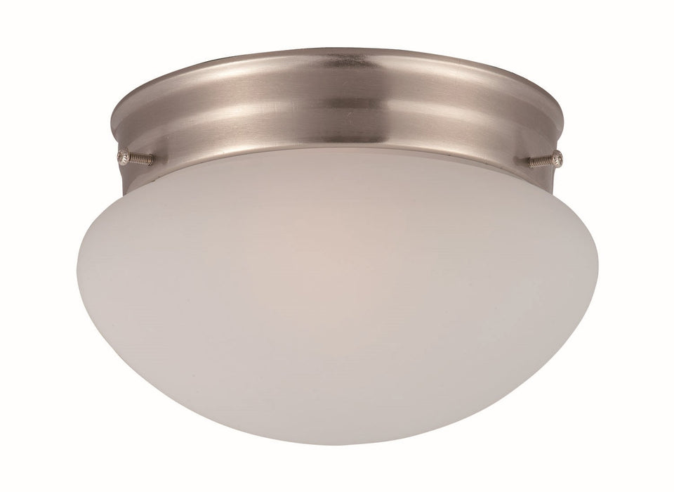 Maxim - 5884FTSN - One Light Flush Mount - Essentials - 588x - Satin Nickel