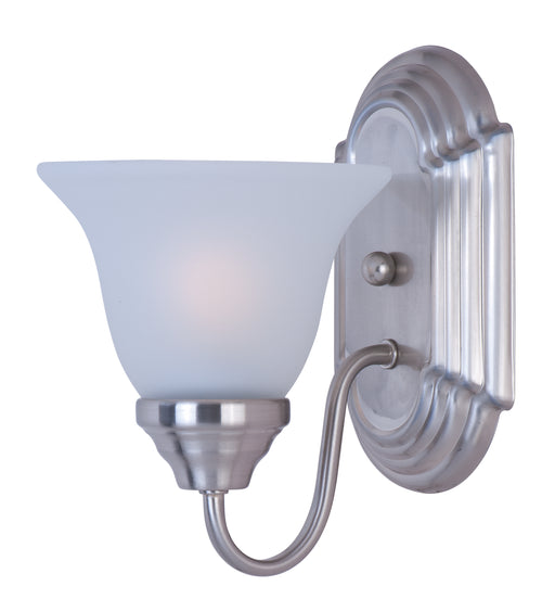 Maxim - 8011FTSN - One Light Wall Sconce - Essentials - 801x - Satin Nickel