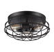 Savoy House - 6-8074-15-13 - Three Light Flush Mount - Scout - English Bronze