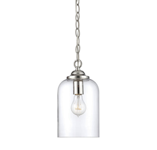 Savoy House - 7-700-1-109 - One Light Pendant - Bally - Polished Nickel