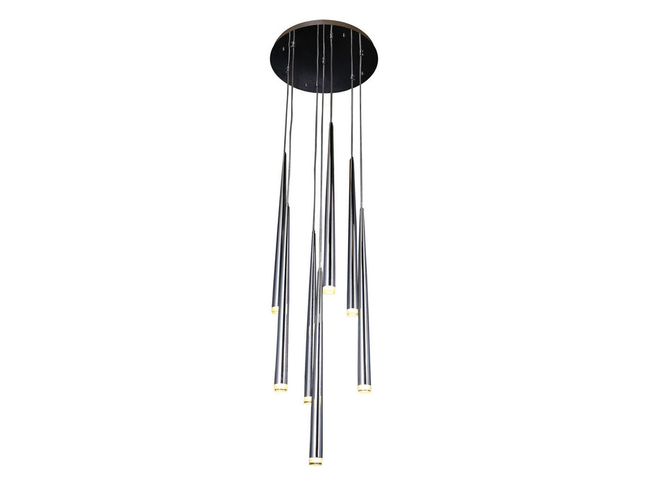 Avenue Lighting - HF2107-CH - Seven Light Pendant - Highland Ave. - Chrome