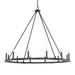 Capital Lighting - 4912BI-000 - 12 Light Chandelier - Pearson - Black Iron