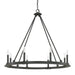 Capital Lighting - 4918BI-000 - Eight Light Chandelier - Pearson - Black Iron