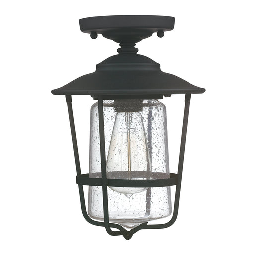 Capital Lighting - 9607BK - One Light Outdoor Flush Mount - Creekside - Black