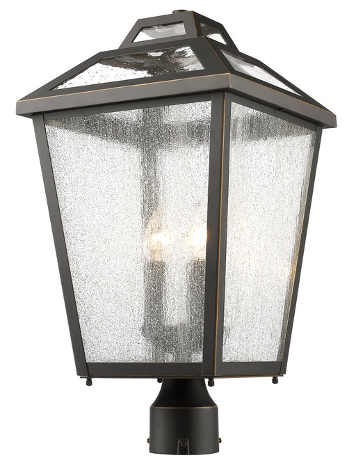 Z-Lite - 539PHBR-ORB - Three Light Outdoor Post Mount Fixture - Bayland - Oil Rubbed Bronze