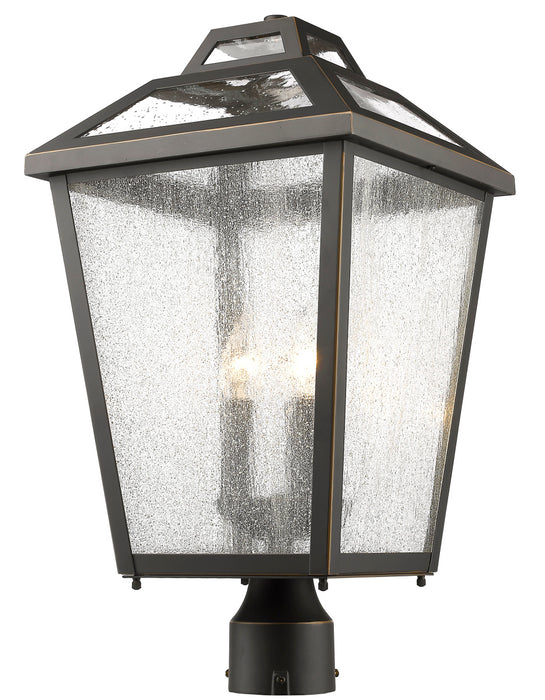 Z-Lite - 539PHBR-ORB - Three Light Outdoor Post Mount Fixture - Bayland - Oil Rubbed Bronze
