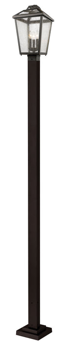 Z-Lite - 539PHBS-536P-ORB - Three Light Outdoor Post Mounted Fixture - Bayland - Oil Rubbed Bronze