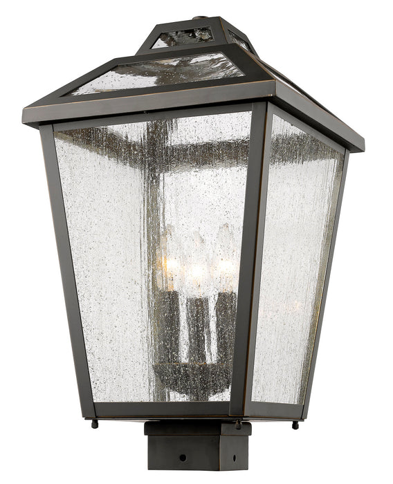 Z-Lite - 539PHBS-ORB - Three Light Outdoor Post Mount Fixture - Bayland - Oil Rubbed Bronze