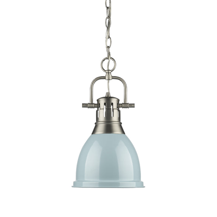 Golden - 3602-S PW-SF - One Light Pendant - Duncan PW - Pewter