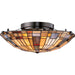 Quoizel - TFIK1617VA - Two Light Flush Mount - Inglenook - Valiant Bronze