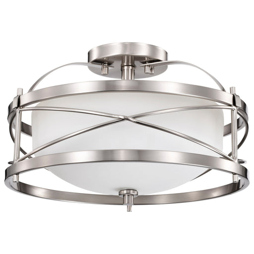 Nuvo Lighting - 60-5331 - Two Light Semi Flush Mount - Ginger - Brushed Nickel