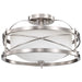 Nuvo Lighting - 60-5331 - Two Light Semi Flush Mount - Ginger - Brushed Nickel