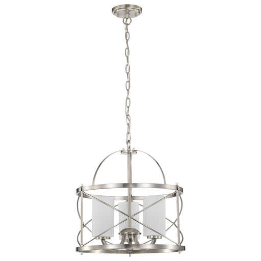 Nuvo Lighting - 60-5333 - Three Light Pendant - Ginger - Brushed Nickel