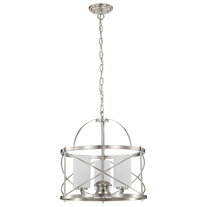 Nuvo Lighting - 60-5333 - Three Light Pendant - Ginger - Brushed Nickel