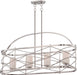 Nuvo Lighting - 60-5334 - Four Light Island Pendant - Ginger - Brushed Nickel