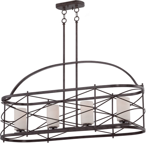 Nuvo Lighting - 60-5338 - Four Light Island Pendant - Ginger - Old Bronze