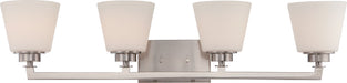 Nuvo Lighting - 60-5454 - Four Light Vanity - Mobili - Brushed Nickel