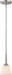 Nuvo Lighting - 60-5457 - One Light Mini Pendant - Mobili - Brushed Nickel