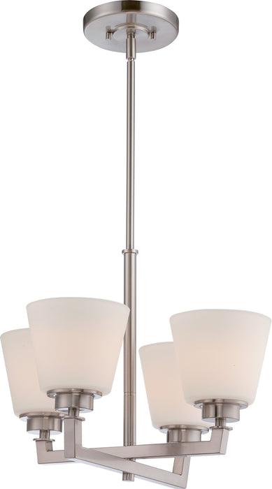 Nuvo Lighting - 60-5458 - Four Light Chandelier - Mobili - Brushed Nickel