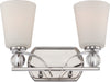 Nuvo Lighting - 60-5492 - Two Light Vanity - Connie - Polished Nickel