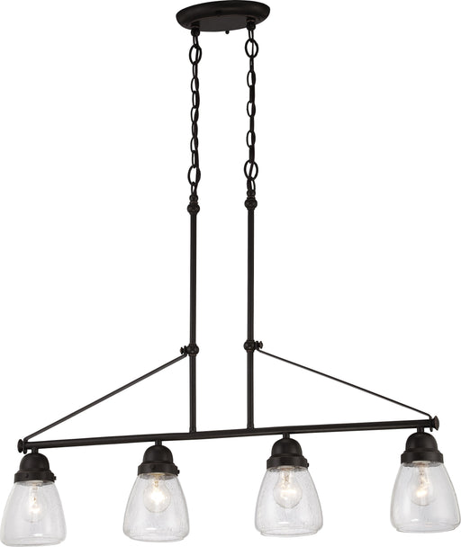 Nuvo Lighting - 60-5548 - Four Light Trestle - Laurel - Sudbury Bronze