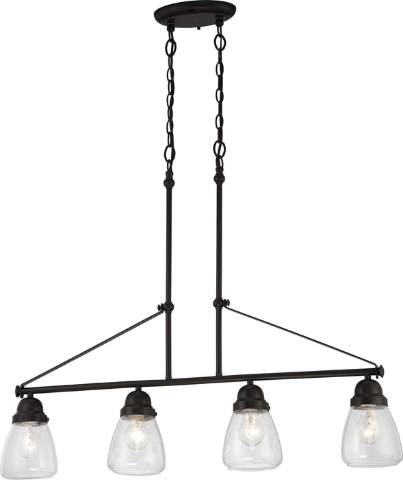 Nuvo Lighting - 60-5548 - Four Light Trestle - Laurel - Sudbury Bronze